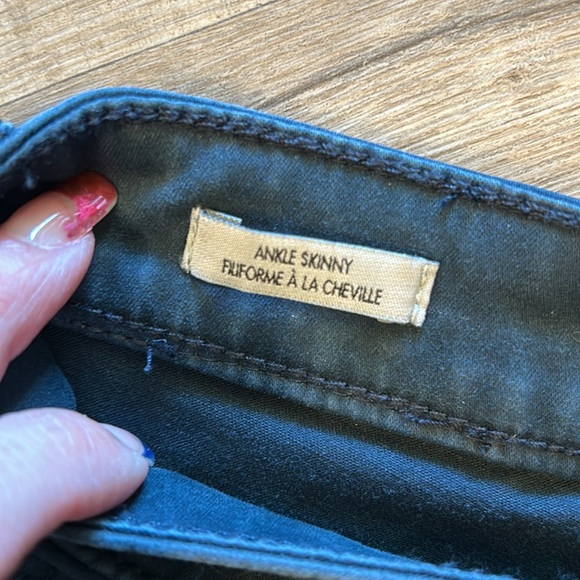 Dark Green Wash Calvin Klein Skinny Jeans NWOT - Picture 4 of 6